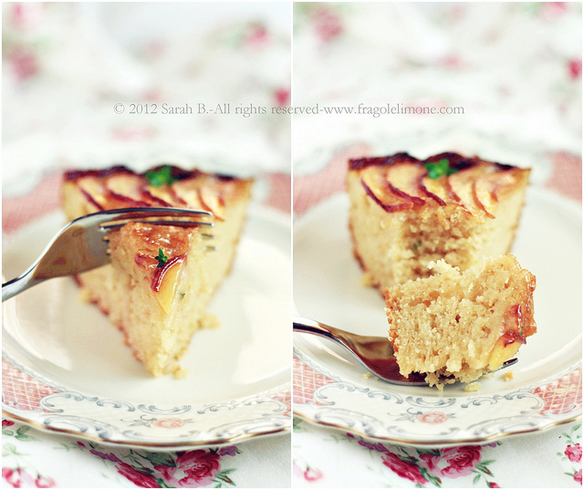 torta pesche Collageeditedtesto