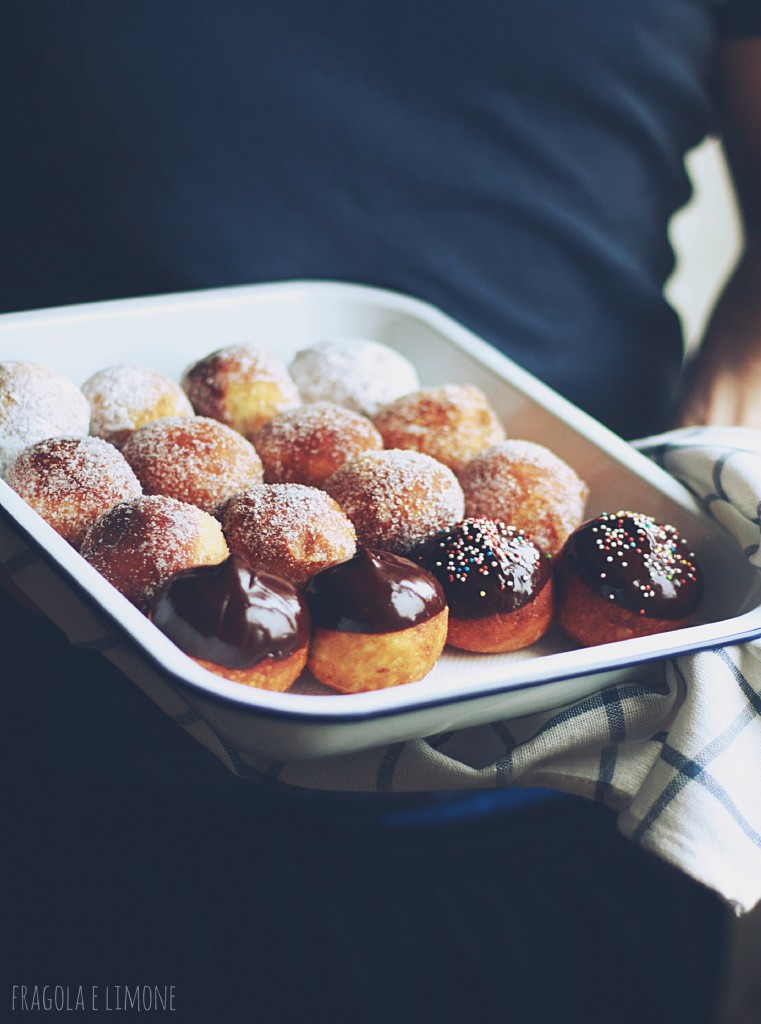 doughnuts con succo di mele