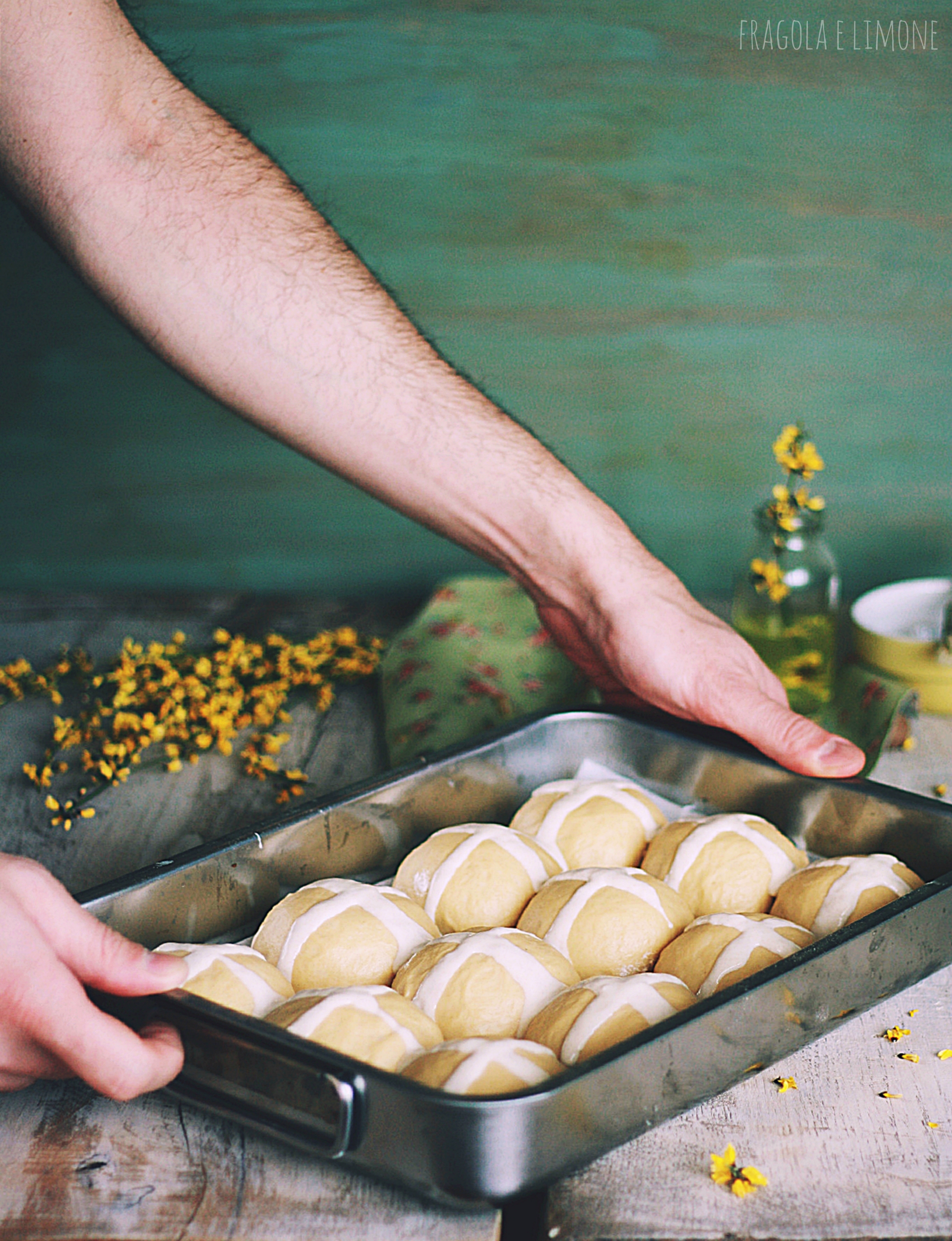 hot cross buns da cuocere