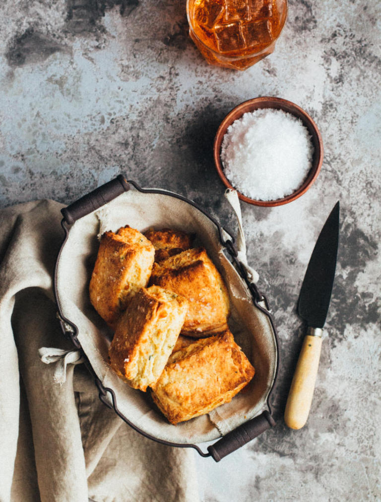 How to make my sage, cheddar and yogurt bisquits Sarah's Kitchen Stories